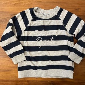 Striped Crewneck Sweatshirt